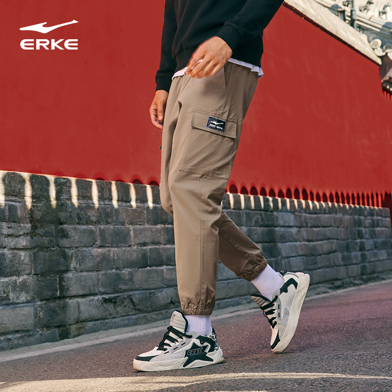 五岳独尊丨鸿星尔克运动2022工装裤 鸿星尔克运动长裤