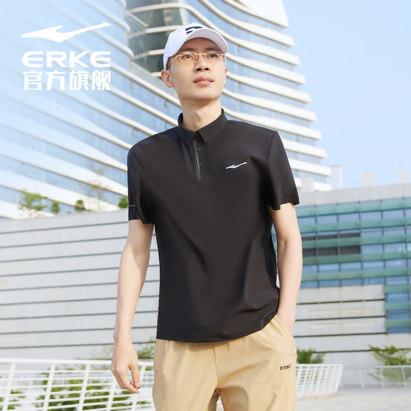 总裁同款丨鸿星尔克夏季男士polo衫 鸿星尔克运动POLO衫