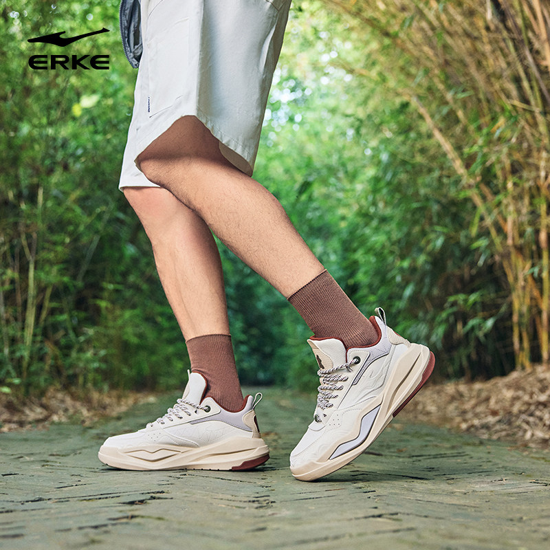 唐宫鸿星尔克高帮男鞋板鞋冬季新款鞋子青少年运动鞋百搭休闲鞋,淘宝优惠券,粉丝福利购,淘宝优惠卷