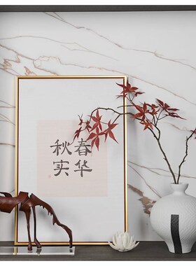 精选新中式样板间k书房软装饰品摆件书桌书柜客厅桌面摆放装饰画