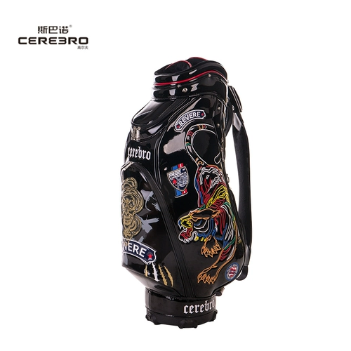 Гольф шесть -летняя магазин Cerebro/Новая китайская клубная сумка в китайском стиле Men Men Men Men 3d вышиваемая сумка Zodiac Tiger Sack