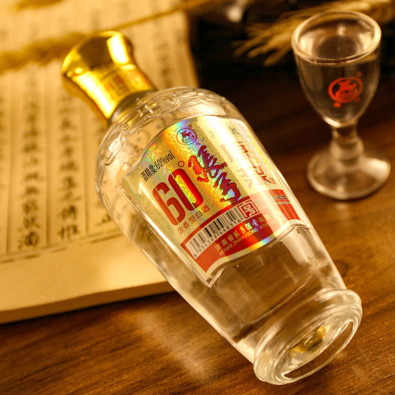 【张弓官方旗舰店】张弓原浆小酒60度*单瓶装 浓香型纯粮食白酒