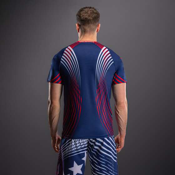 VENUM Venom UFC FREEDOM 250 men's quick-drying short-sleeved sweat-absorbent and breathable sports fitness training running