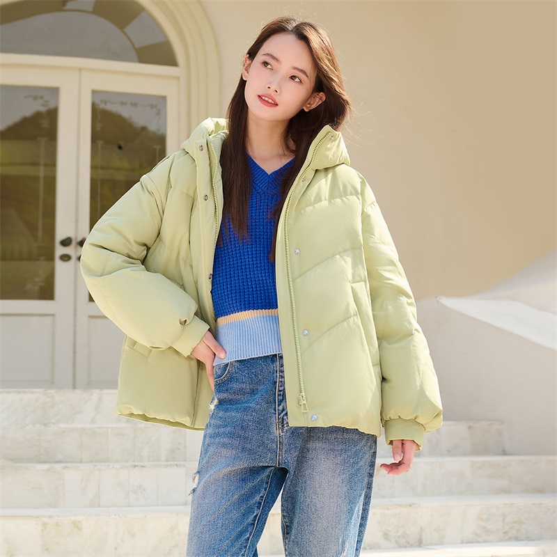 坦博尔羽绒服女士短款 连帽廓形时尚休闲百搭 冬季保暖面包服外套,淘宝优惠券,粉丝福利购,淘宝优惠卷