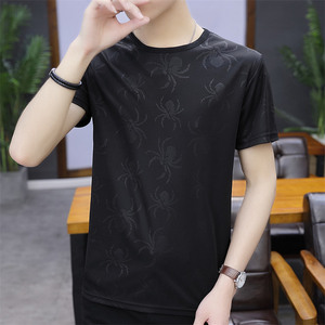 夏季新款冰丝短袖t恤