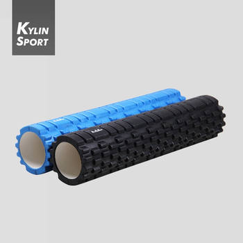 KYLINSPORT ຢາງ Foam Roller ນວດເລິກຜ່ອນຄາຍກ້າມຊີ້ນ Yoga Column Mace Yoga Shaft Press