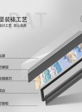 彼枫北欧蓝天白云轻奢装饰画书房卧室玄关客厅背景墙挂画挂件ins