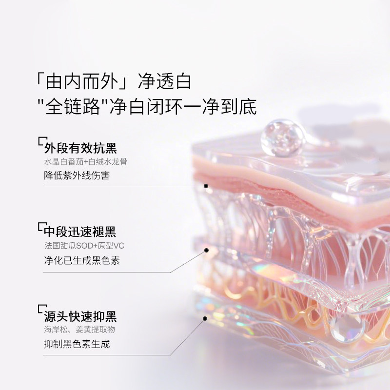 第二代mesoestetic美斯蒂克亮白饮2.0西班牙内调褪黑素口服液