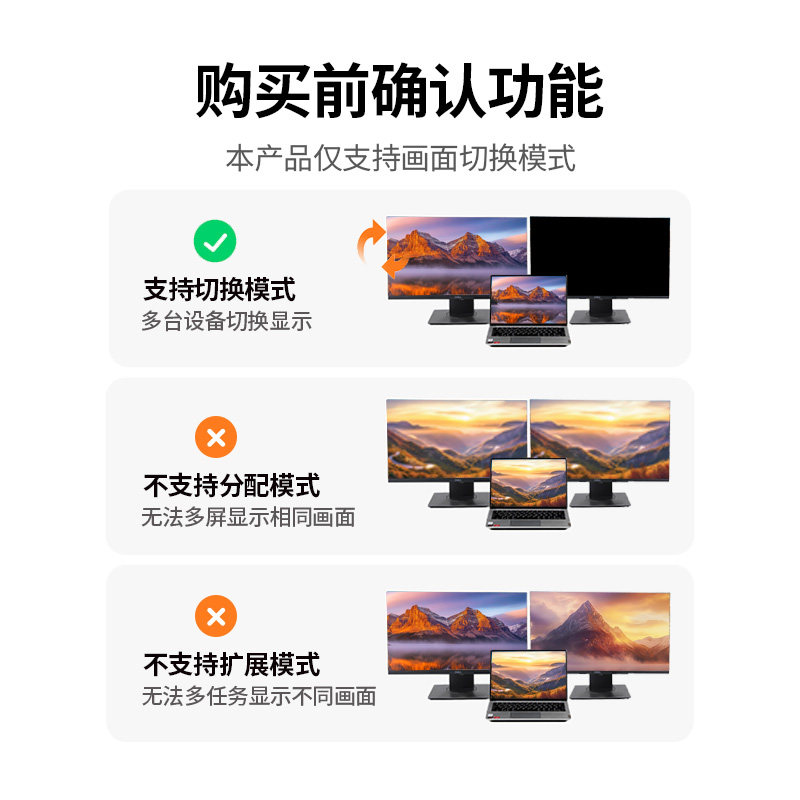 绿联hdmi切换器二进一出分线器显示器高清4k适用switch笔记本电脑音视频ps4投影仪分配器1分2进1分屏器一分二