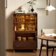 North American black walnut wine cabinet yamoo storage cabinet