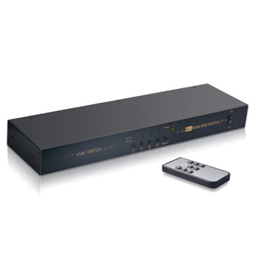 eKL-41HK机架式高清4口4K@30HzHDMI1.44进1出HDMIKVM切换器 - 图0