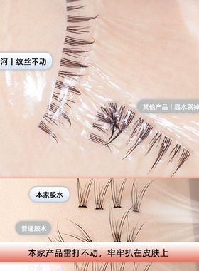 抖音直播间同款 万星河 假睫毛辅助一次性胶水日抛胶水粘眼睫毛