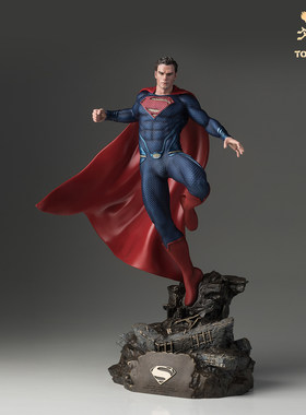 铜师傅 正版授权《超人》客厅桌面限量手办 家居装饰工艺品摆件