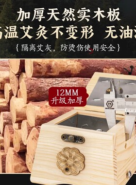 医院同款艾灸盒随身灸实木制通用