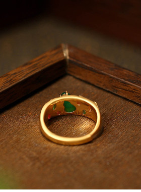 国风唐草纹福禄葫芦多宝指环