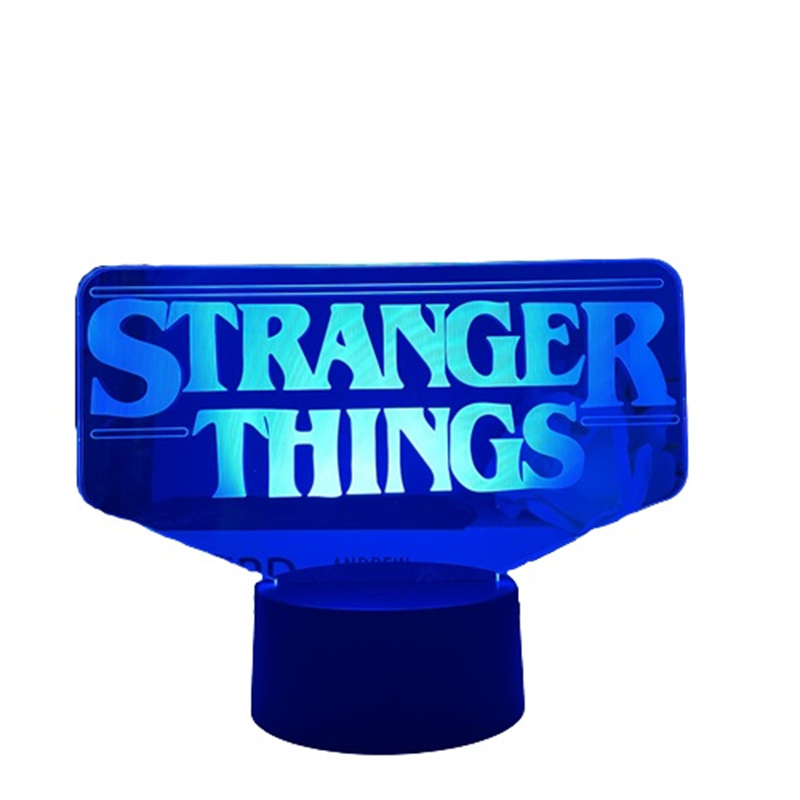 怪奇物语电影周边usb小夜灯 Stranger Things手办摆件景品礼物-图3