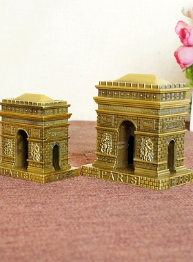 法国建筑金属凯旋门旅游纪念品
