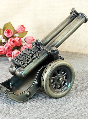 时尚风金属橱窗部队送战友大炮