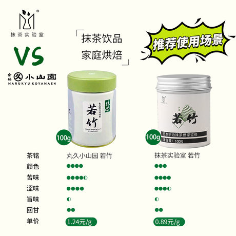 宇治抹茶粉五十铃烘焙冲饮日本丸久小山园青岚若竹法芙