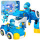 Long Bao Little Hero Transformation Toy Car Dinosaur Children