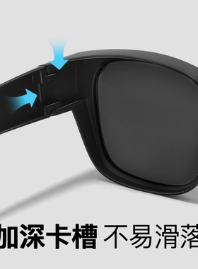 日本套镜墨镜近视套镜偏光开车太阳镜男女款可套近视墨镜防紫外线