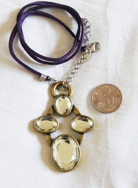 纯铜镜面独立设计师风孤品项链坠