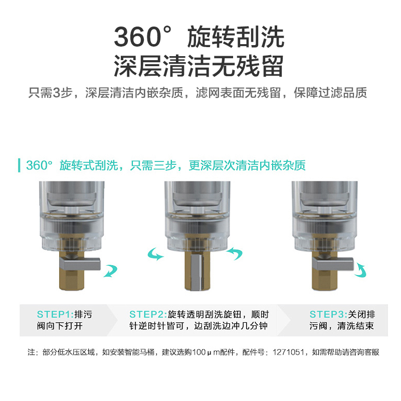 科勒Kohler 中央前置过滤器陶比中央前置96024T-PF100-Q73 - 图1