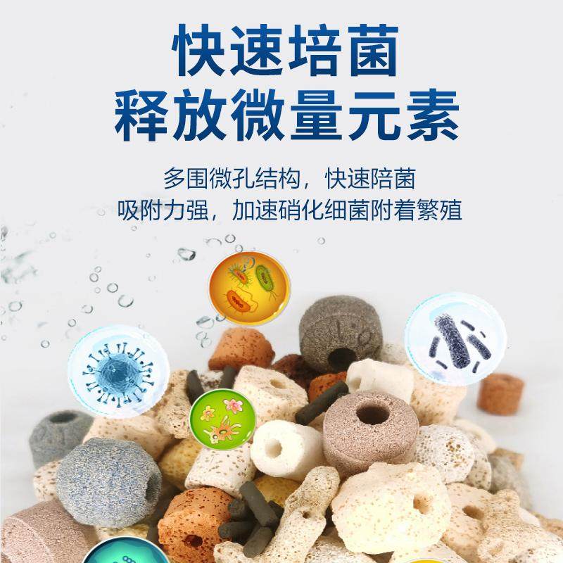 鱼缸过滤材料十合一细菌屋陶瓷环火山石活性炭水族箱底滤净水滤材,淘宝优惠券,粉丝福利购,淘宝优惠卷