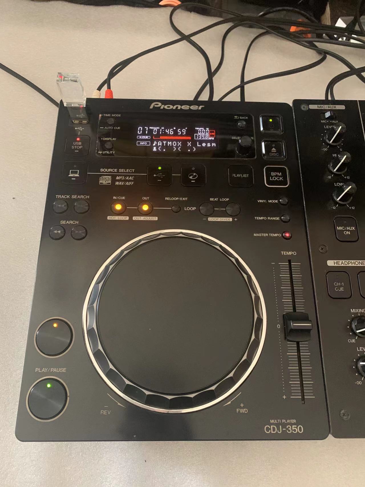 先锋Pioneer CDJ350打碟机一对+DJM350混音台现货供应 - 图1