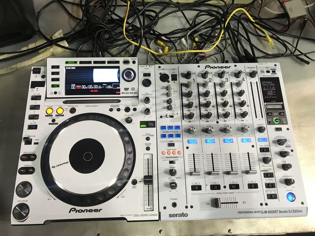 先锋PIONEER CDJ2000贴膜打碟机专用白色限量版贴纸保护贴现货 - 图1