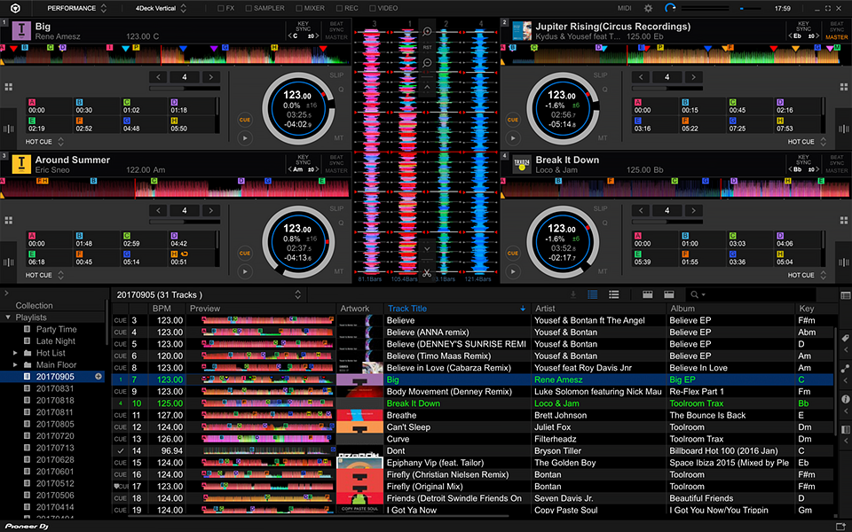 DJ打碟软件先锋DDJ-RB 400 FLX4 RR RX RZ 800 1000打碟机控制器-图0