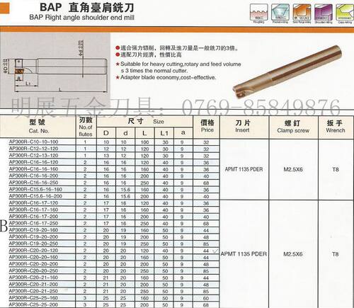 高品质铣刀杆/BAP平底直角立铣刀杆BAP300R 20D-20d-150L-2T - 图0