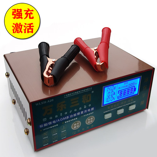 12伏EFB启停电瓶充电器24伏汽车AGM阀控式蓄电池摩托车冲电机MF-2 - 图2