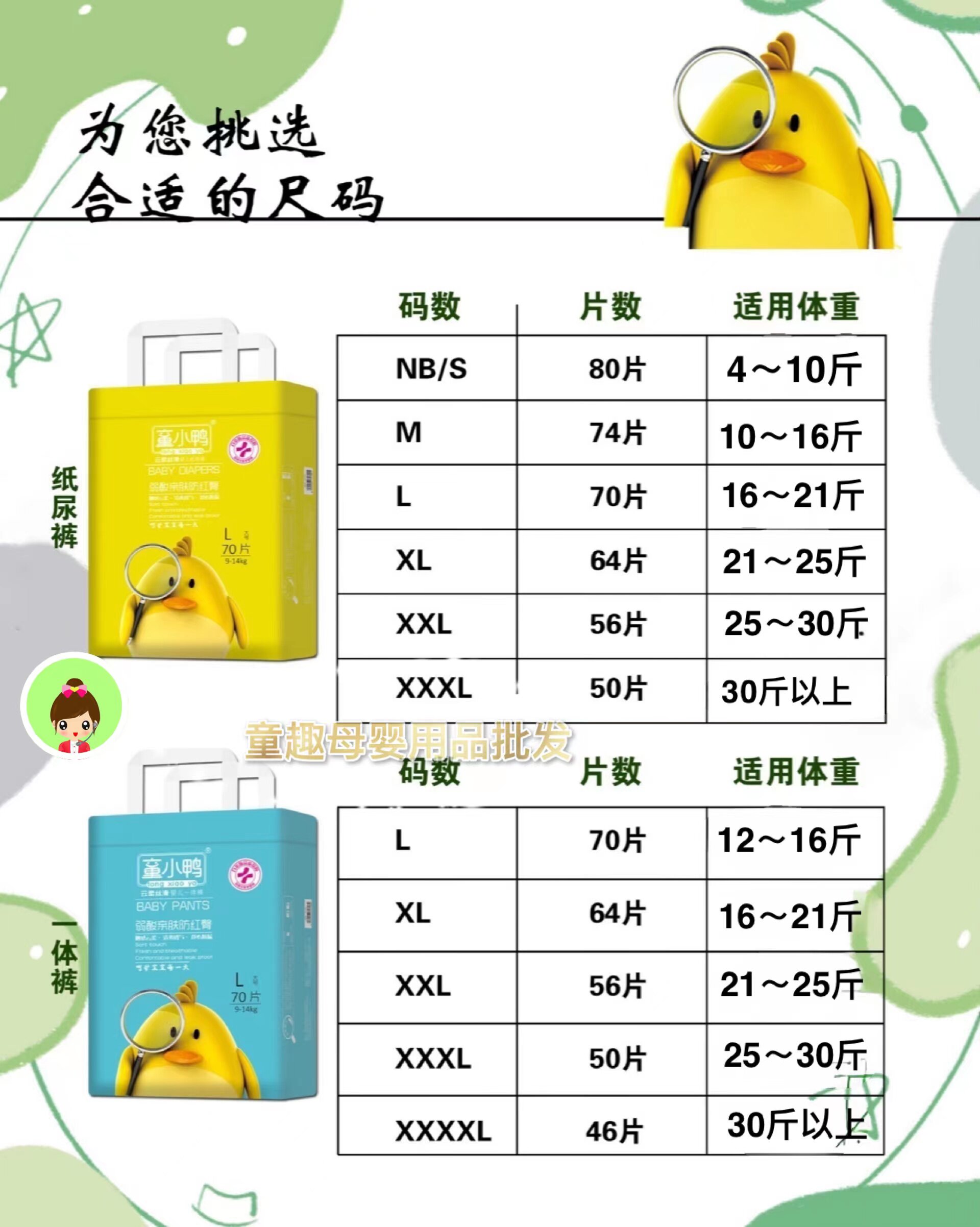 (If you buy it, get wet wipes) Buy more cheaper children's ducklings ultra-thin baby diapers diapers one-piece pulling pants