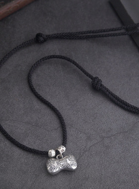 足银枕头男女潮童都能戴