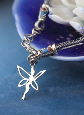 S925纯银进口复古手工