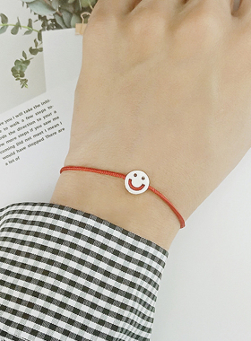 纯银韩版学生饰品情侣手串