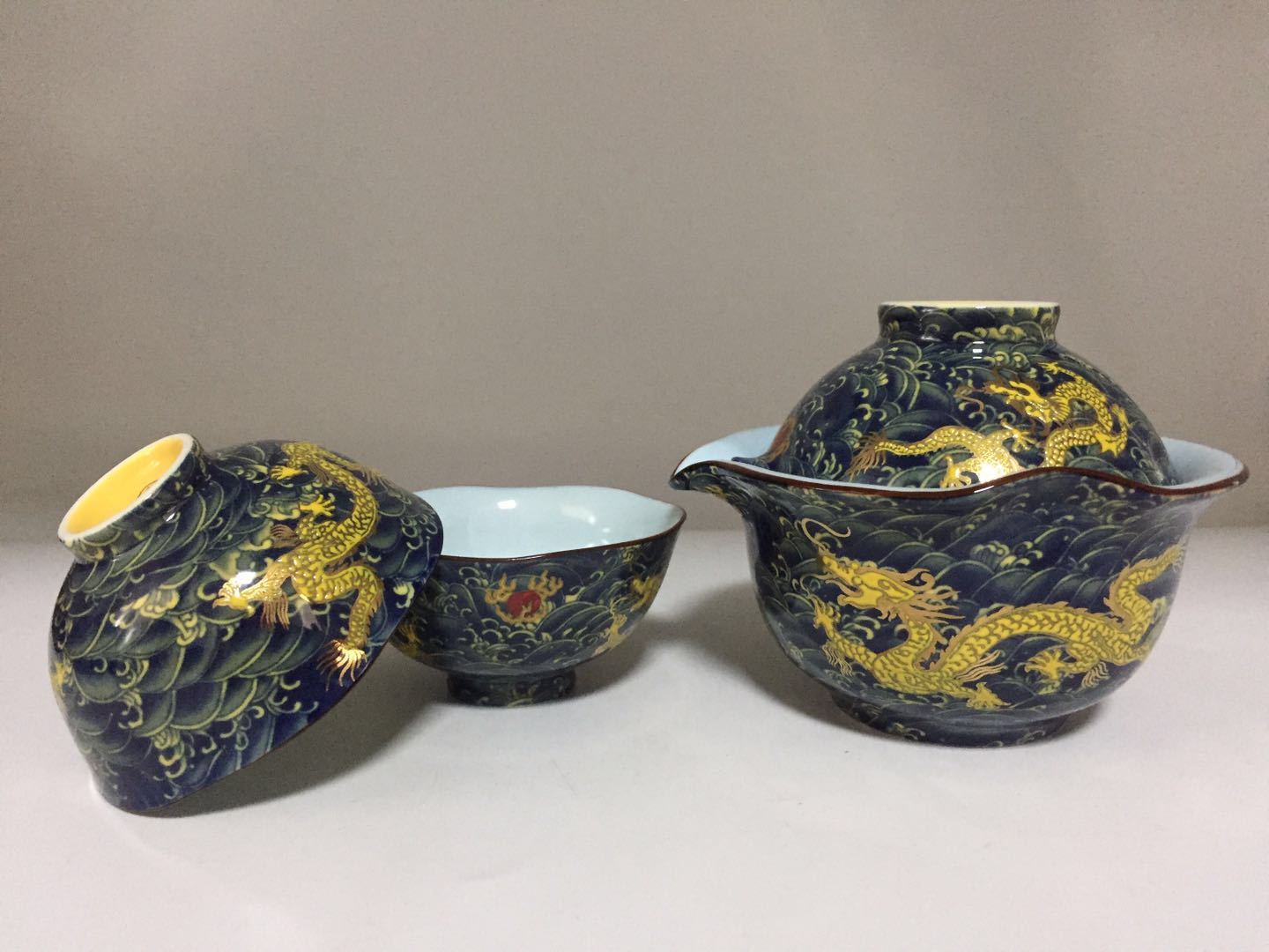 TATUNG 0625 Bone China 蓋碗茶器 - 台湾精品 建窯