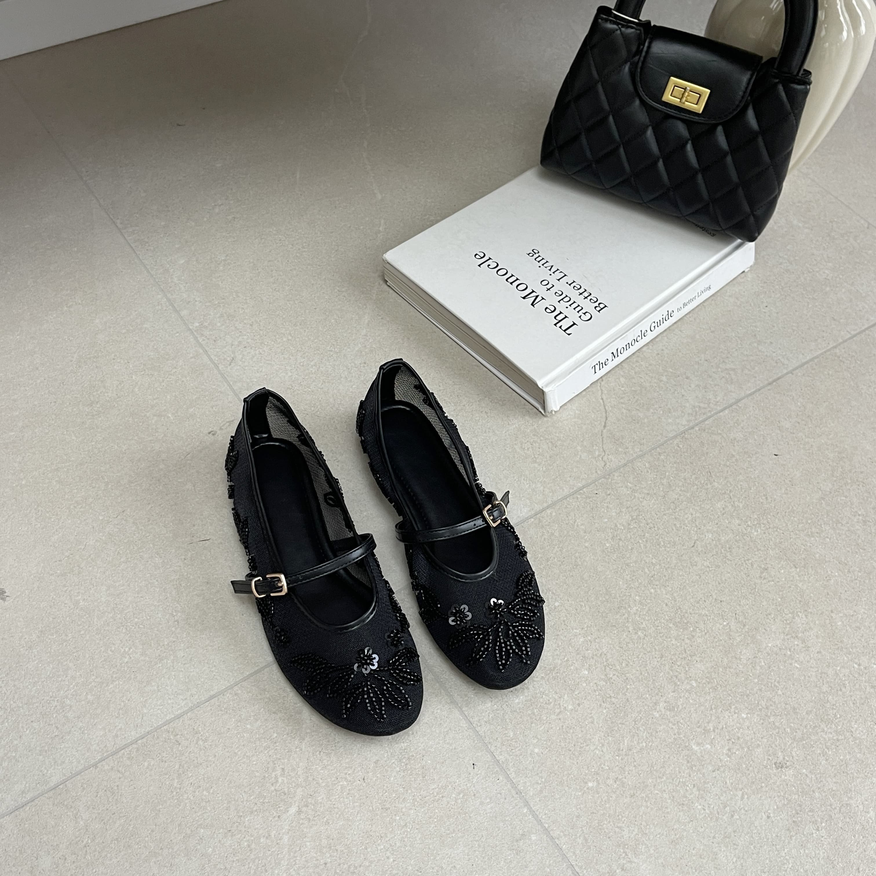 温柔风网纱刺绣花朵玛丽珍鞋女一字扣带平底浅口单鞋透气大码凉鞋,淘宝优惠券,粉丝福利购,淘宝优惠卷