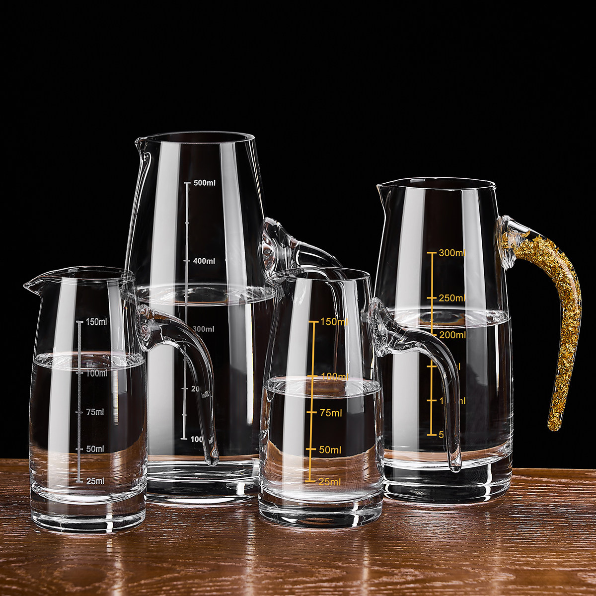 白酒分酒壶白酒杯商用套装加厚玻璃洋酒壶红酒醒酒器带刻度100ml,淘宝优惠券,粉丝福利购,淘宝优惠卷