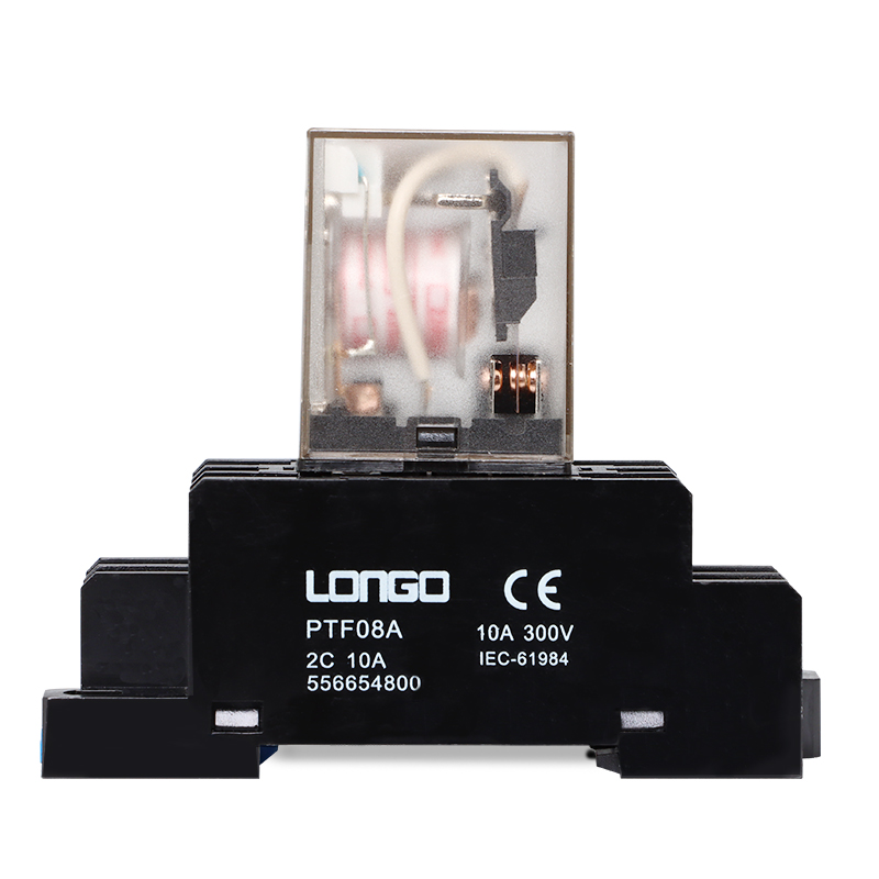 乐工LONGO LY2C小型中间继电器12V/24V/220V交流大8脚 HH62PL 10A - 图3