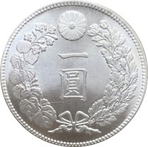 () Foreign silver dollar trade with silver coin Big Ming cured 24-year-old light Longyang
