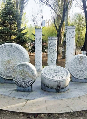 公正廉洁文化景观石户外草坪城市广场法治主题建设石雕小品摆件