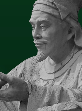 大型名人雕塑定制茶圣陆羽古代人