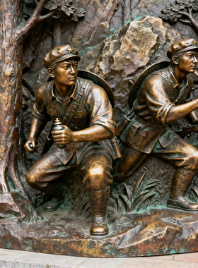 玻璃钢人物雕塑大型博物馆