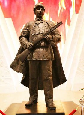 青年人物文化历史校园玻璃钢