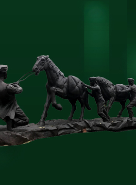 茶文化民俗商业街玻璃钢