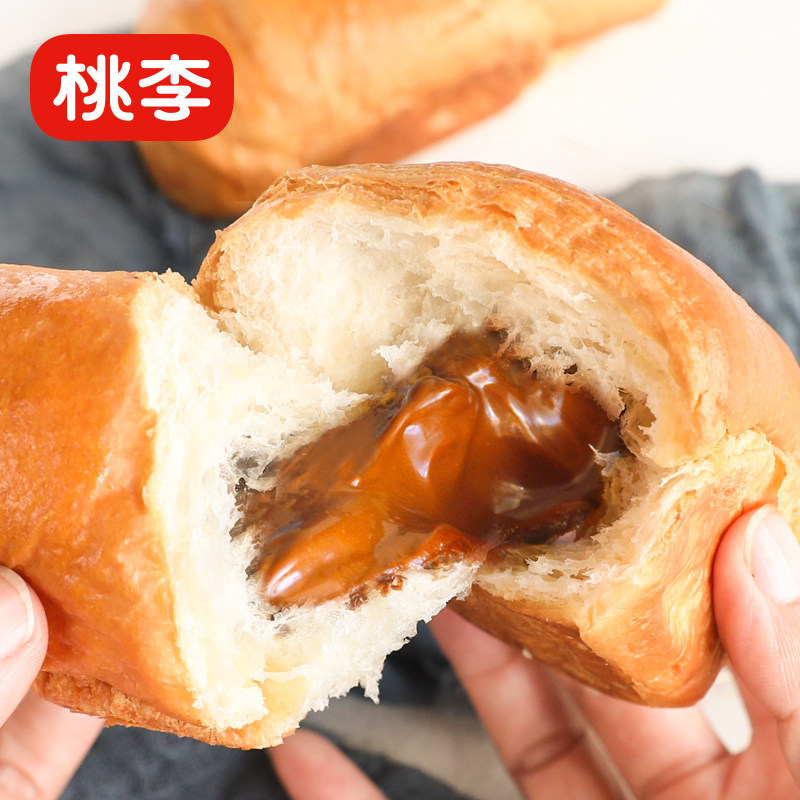 【直播推荐】桃李巧乐角450g夹芯面包 桃李食品西式糕点