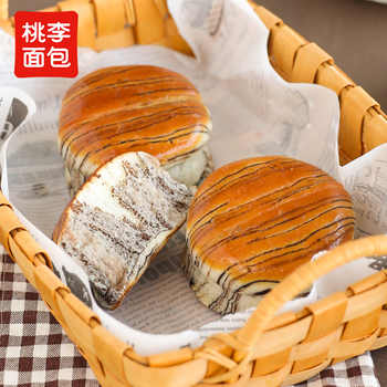 桃李早餐软面包整箱囤货面包组合休闲零食品大礼包券后4.6元包邮