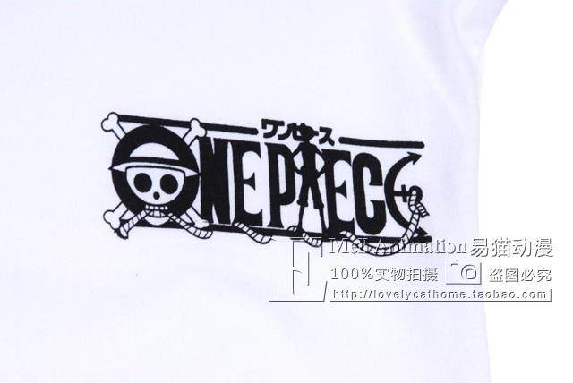 易猫-海贼王 One Piece 蒙奇D路飞 cosplay服装 白色T恤 欧码加大,淘宝优惠券,粉丝福利购,淘宝优惠卷